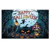 Tela de Fondo para Halloween Juego Completo Decoración Pareados Bandera de Jardín Personalizada Fiesta del Día de Muertos Pancarta Larga Jardín