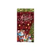 Navidad Año Nuevo Pareados Tela de Fondo Ancho de Puerta Cubierta de Puerta Bandera de Jardín Decoración Exclusiva de Comercio Exterior de Amazon Arreglo