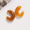 Tintas Guofeng Semi-transparentes Tipo C Accesorios de Resina de Media Luna DIY Pendientes Hechos a Mano Colgante Accesorios para el Cabello Accesorios para Pinzas de Cabello