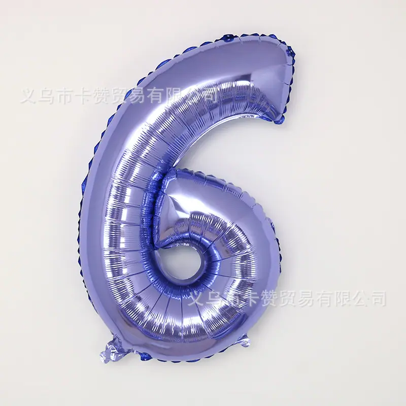 32寸紫色数字6