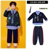 Fantasias de cheerleading infantis, trajes para a cerimônia de abertura do dia esportivo do ensino fundamental, uniformes de classe do jardim de infância e trajes para apresentações em grupo