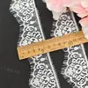 Encaje de pestañas de un solo lado Negro y Blanco Encaje de nailon Tejido de punto Encaje de pestañas de punto de urdimbre Accesorios para lencería