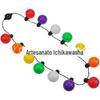 Coolette colar de Natal alongado 13LED luz cor bola bola luz corda grande bola colar luminoso