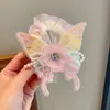 Gomita para el pelo de niña con diseño de mariposa, nuevo modelo 2026, banda para el pelo para coleta alta de niñas pequeñas