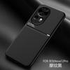 Capa para Celular Huawei Pura70Pro Nova12 Magnética para Carro Mate60 Couro Business P60 Capa Protetora
