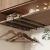 Prateleira de Pendurar Sob o Armário Artefato Gancho Sem Furo Prateleira de Armazenamento Multifuncional para Cozinha Interior da Porta do Armário Prateleira de Armazenamento