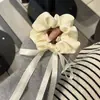 Novedad 2025 Goma para el pelo tipo scrunchie con trenzas laterales, Goma para el pelo de ambiente elegante, Banda elástica, Accesorio para el pelo estilo Mori Girl