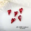 Novedad de moda Puntiagudo Atrás Suelto Diamante Accesorios para Uñas Arte al por Mayor Forma de Corazón Mezclado Decoraciones 3D para Uñas
