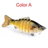 Cebo Luya de 10 cm multi-sección pez plástico cebo duro 15.5g siete secciones Luya cebo de imitación segmento tiro largo cebo falso cebo de pesca