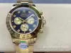 AliExpress Yu Wenle Ditong Acero Platino Di Panda Di 7750 Reloj Mecánico GD Factory Reloj para Hombre Correa Comercio Exterior