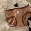 Ropa interior de algodón puro de cintura media para mujer, estilo japonés para estudiante, calzoncillos cómodos y transpirables de algodón con entrepierna de algodón puro