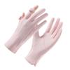 Guantes de Protección Solar Verano Mujer Protección UV Conducción Seda de Hielo Ciclismo al Aire Libre Vehículo Eléctrico Guantes Cortos Delgados