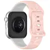 Adecuado para la correa de silicona Huawei Watch Fit5 fit3/fit4pro, diseño de cintura delgada, doble color púrpura y azul grabado con láser