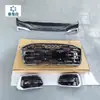 Adequado para Audi A6L C8Pa Modelo Esportivo Kits de Modificação Dianteira e Traseira, Grade Frontal Modificada, Moldura do Farol de Neblina e Defletor de Ar