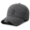 Gorra de Béisbol de Invierno para Hombre, Exterior, Felpa Gruesa, Protección para Orejas, Pico de Pato, para Personas de Mediana Edad y Mayores, Protección contra el Frío, Calidez