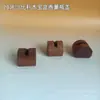 Venta al por mayor del fabricante Tapa asimétrica de 28 dientes para botella de perfume Botella de vidrio Tapa de madera Tapa de madera para perfume de aromaterapia de ratán sin llama