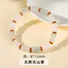 Pulsera de Bambú Verde Natural Tianshan al por Mayor para Mujer, Joyería de Jade, Pulsera Tejida a Mano para Regalos de Cumpleaños de Niñas
