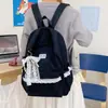 Nova Mochila Estilo Coreano com Acabamento em Renda, Estilo Fada Ins, Mochila Artística para Aluno do Ensino Fundamental, Mochila Doce de Alto Valor para Viagem
