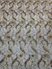 Nuevo Tejido de Lentejuelas Malla Transparente - 3m+6m Borde Perforado Tejido de Azulejo para Vestidos de Moda y Ropa Elegante