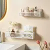 Estante de Almacenamiento para Baño, Cesta Colgante de Pared sin Taladro, Cesta de Almacenamiento para Baño y Cocina, Cesta Colgante de Alta Gama Transfronteriza, Montaje en Pared para Dormitorio