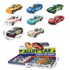 Venta al por mayor de coche de aleación para niños modelo de coche de simulación coche deportivo puesto de juguetes para niños 8 surtido
