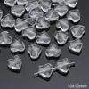 Vidrio transparente cuentas redondas cuentas de mariposa perforadas cuentas sueltas pulsera de cuentas hecha a mano diy material para tocado joyería pequeños accesorios