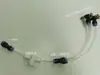 Amoladora angular modificada en una ranuradora sin polvo, con accesorios de pulverización de agua para la eliminación de polvo, boquilla pulverizadora de baja presión para máquinas de corte y cabezal pulverizador atomizador de baja presión
