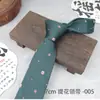 Nueva Corbata Jacquard Hecha a Mano para Hombre, Corbata Casual y de Moda de 7 cm de Seda Poliéster, Estilo Británico Fabricante Boda Stock Disponible