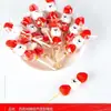 Borracha Formato Biscoito Canudo Morango de Ursinho Cartoon, Alto Valor Estético, Divertida Borracha 3D Realista Estilo Espeto Que Apaga Limpo