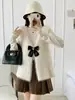 Chaleco de Punto con Cuello en V de Terciopelo Imitación Mink para Mujer 2025 Otoño e Invierno Nuevo Suave Ceroso Sin Mangas Chaleco de Punto para Superponer Moderno