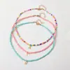 Procesamiento de accesorios de mano personalizados estilo bohemio con cuentas collar de cuentas de arroz estilo nacional collar venta al por mayor personalizado