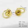 Cabeza de Heshang venta caliente una gran cantidad de accesorios para carcasas de teléfonos móviles DIY anillo de cinturón de latón cadena de uñas con pezón de cabeza de Heshang accesorios para equipaje