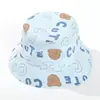 Chapéu de bebê novo para primavera e verão FOFINHO urso fofo doce menino chapéu de pescador proteção solar meninos e meninas chapéu de pescador