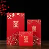 Envelope Vermelho de Casamento Novo Casamento Estampagem a Quente Bloqueador de Porta de Casamento Pequeno Envelope Vermelho Criativo 10.000 Yuan Envelope Vermelho Palavra Feliz Envelope Vermelho Universal