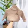 Tricô Macio e Quente para Meninos e Meninas Suéter Espesso de Inverno para Meninas Pulôver de Tricô Estilo Western Infantil Peça Básica