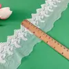 Renda Bordada Popular Solúvel em Água, Renda Bordada em Malha de Poliéster, Acessórios de Renda Solúvel em Água para Punhos e Golas, Em Estoque