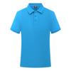 Macacão de trabalho de algodão de fibra longa camisa polo com logotipo impresso personalizado camisa de cultura de equipe camisa de atividade de ferramentas empresariais camisa de publicidade