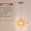 Arte de ratán, estética estilo Song, lámpara de araña redonda para comedor, nuevo estilo chino wabi-sabi, sala de té vintage, casa de huéspedes, lámpara para estudio