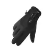 Luvas de Ciclismo de Inverno para Homens e Mulheres Esqui Esportes ao Ar Livre Tela Sensível ao Toque Antiderrapante Montanhismo Zíper Motocicleta Luvas Quentes