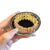 Pulsera Original de Citrino Natural Fenghe Jewelry Cristal Brasileño Cristal Amarillo Intenso Torre de Cristal Pulsera de Cristal de Fresa Regalo para Mujer