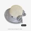 Chapéu de Sol Vazado Atacado Feminino Aba Larga Verão Exterior Protetor Solar Respirável Anti-UV Laço Chapéu de Pescador