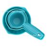 Em estoque kit de colheres medidoras de plástico ferramentas de panificação conjunto de 4 colheres medidoras pequenas ferramentas de cozinha com balança combinação de medidor