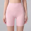 Conjunto de Yoga com Colete Fitness Respirável de Verão com Costas em I, Shorts Esportivos de Cintura Alta para Levantar o Bumbum Pêssego