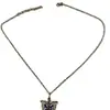 Nueva Moda Europea y Americana Joyería, Metal Incrustado con Diamantes, Colgante Collar Caja de Fotos Abrible con Forma de Mariposa y Corazón, Elegante y Sencillo