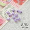 Cuentas sueltas de aleación con forma de flor de amor de dopamina, hechas a mano, para pulseras, collares, joyas y accesorios.