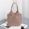 Bolsa de punto transfronteriza del sudeste asiático, bolso de mano simple hueco personalizado, bolso tote coreano de nicho, logo de patrón personalizado