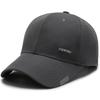Chapéu Boné Masculino Estilo Coreano Na Moda Casual Boné de Beisebol para Todos os Jogos Primavera e Verão Protetor Solar para Todos os Jogos Ao Ar Livre Cor Sólida Boné de Pesca Na Moda