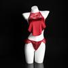 Lemon Story Sexy Vintage Renda Tentação Sexo Lingerie Faixa Abdominal Pijama Renda de Amarrar Tentação 8353