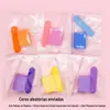 Kit de Limpeza e Cuidados para Unhas Artificiais Wearable Mini Bloco Esponja para Unhas Palito de Madeira Kit de Ferramentas para Manicure