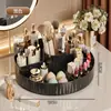 Bandeja Creativa de Lujo Giratoria 360° para Almacenamiento de Cosméticos Organizador de Escritorio Organizador de Labiales y Brochas de Maquillaje